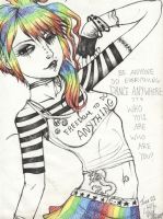 Rainbow Rave Girl